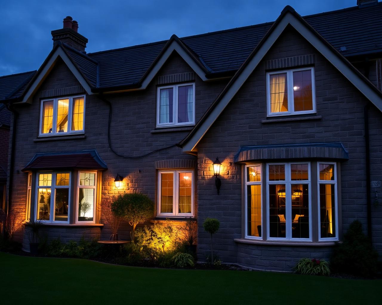 Completed exterior in Sandal